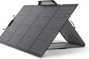 EF ECOFLOW 220W Bifacial Foldable Solar Panel: Redefining Off-Grid Power