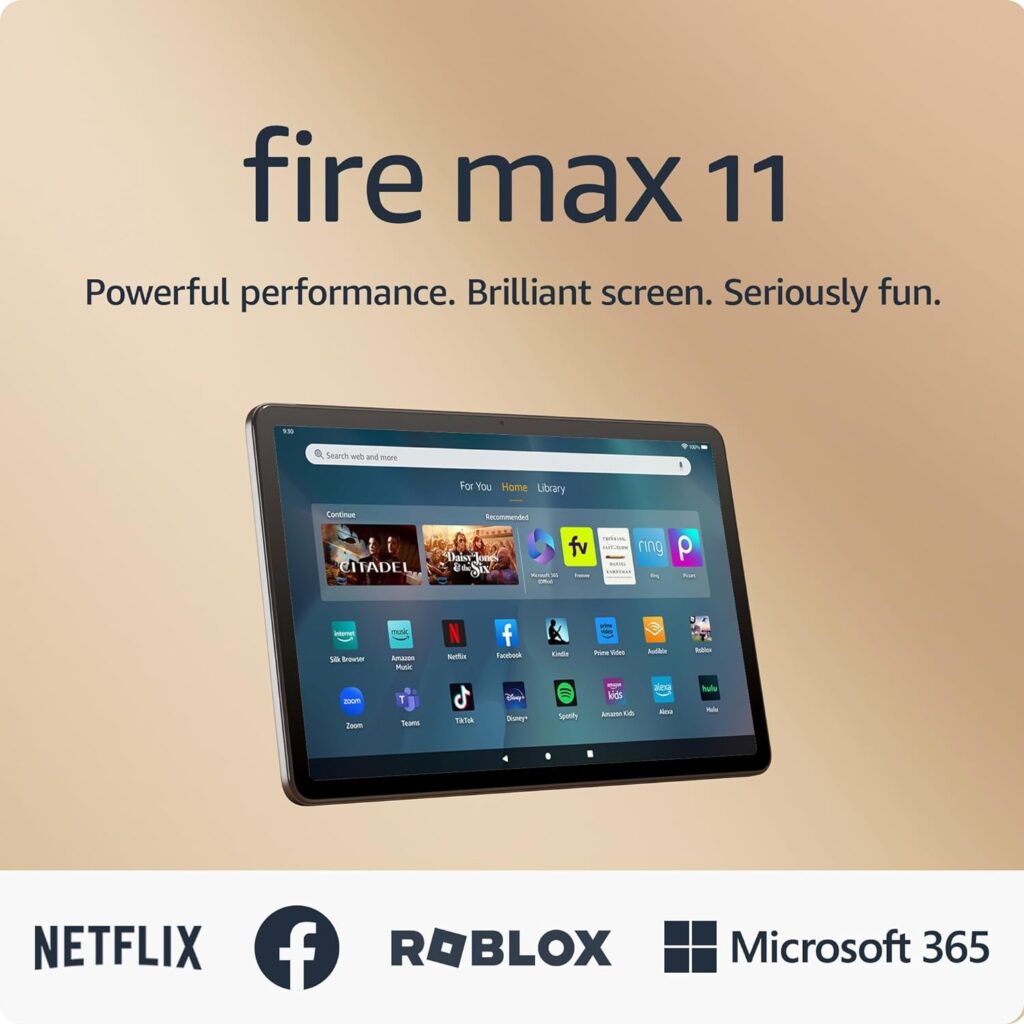 Unleash Entertainment and Productivity with the Amazon Fire Max 11 - Black Friday Special!