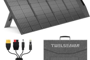 TWELSEAVAN Portable Solar Panel: Unleash the Sun's Power on Your Adventures