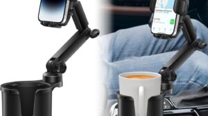 SCRWVESS Cup Holder Phone Mount: Your 2-in-1 Partner for a Secure and Convenient Drive