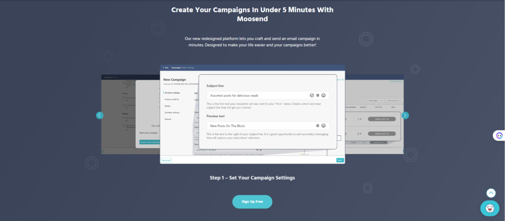 Moosend Email Marketing: Easy