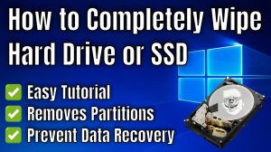 How to Securely Wipe a Hard Drive Before Disposal