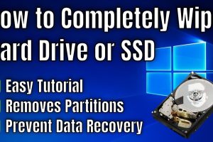 How to Securely Wipe a Hard Drive Before Disposal