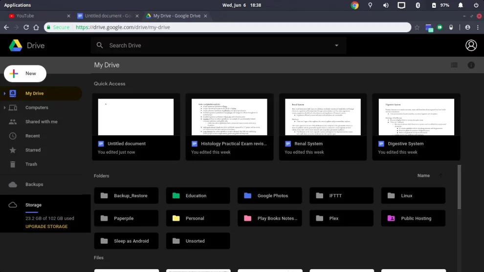 Diving Deep into Google Drive's New Dark Theme