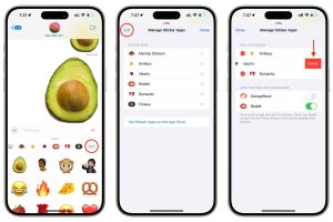 How to Delete Stickers on iPhone's Messaging