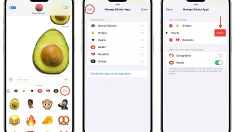 How to Delete Stickers on iPhone's Messaging