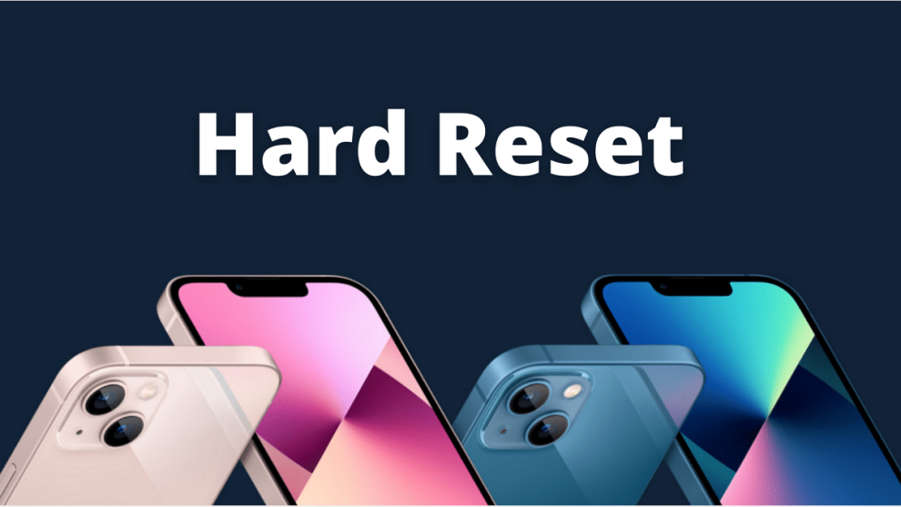 How to Hard Reset iPhone