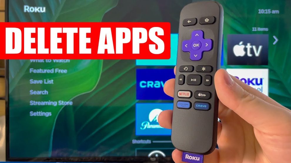 How to Delete Apps  Roku
