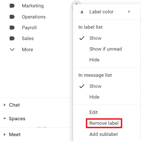 How to Delete Label in Gmail