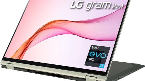 The LG gram 16” 2-in-1 with Intel Evo Power