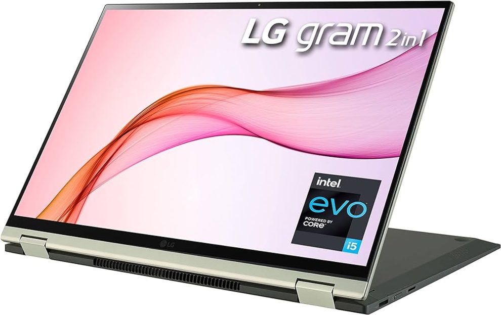 The LG gram 16” 2-in-1 with Intel Evo Power