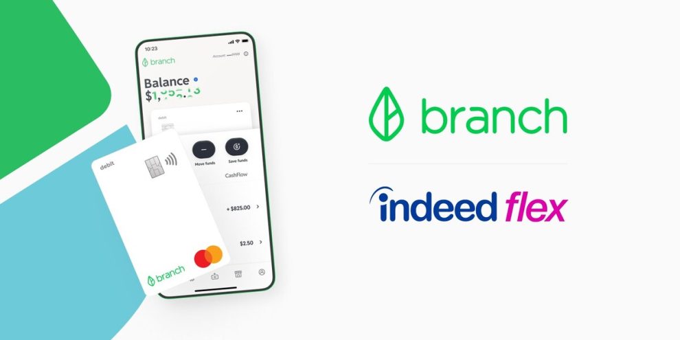 Indeed Flex partners with Branch to offer Same Day Pay for temp workers