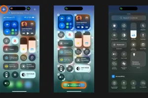 The iOS 18's cluttered Photos app or expanded Control Center