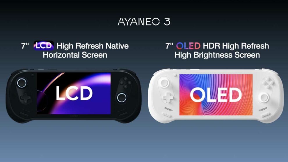 Ayaneo 3 Raises the Bar for Handheld Gaming with Dual Processor Options and OLED Display