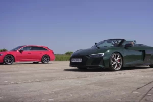 Audi RS 6 Avant GT Takes on R8 GT in Epic Drag Race Battle