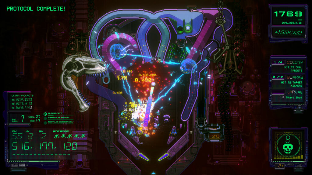 Xenotilt Takes Pinball Gaming to Cyberpunk Heights with Stunning Visual Spectacle and Innovative Gameplay