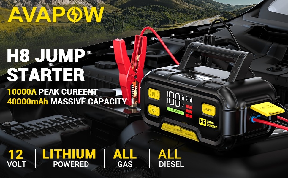 Walmart Slashes Price on High-Performance Jump Starter Avapow H8 to $150