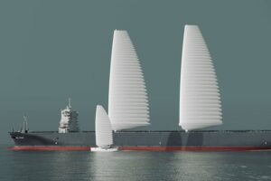 Sea Trade Reinvented: Modern Cargo Ship Harnesses Wind Power to Combat Maritime Pollution