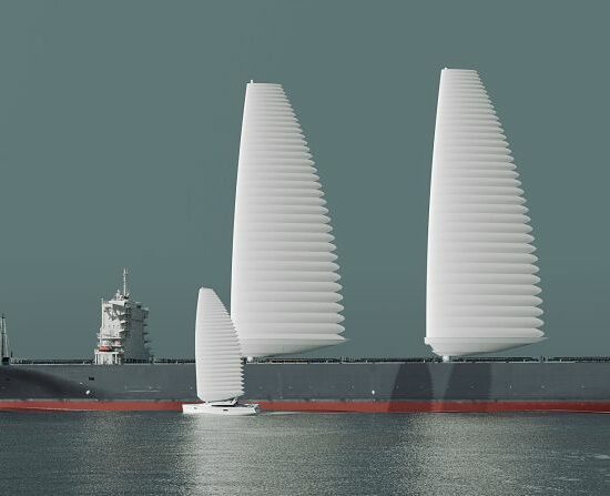 Sea Trade Reinvented: Modern Cargo Ship Harnesses Wind Power to Combat Maritime Pollution