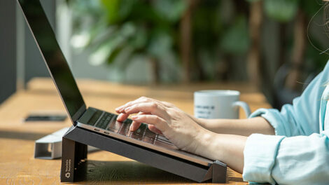 Origami Innovation Meets Sustainability: Paper Laptop Stand Redefines Eco-Friendly Tech Accessories