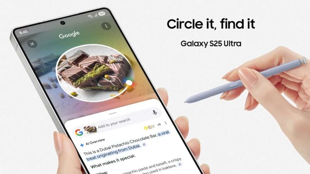 Samsung Galaxy S25 Series Elevates AI Capabilities with Audio-Enabled Circle to Search