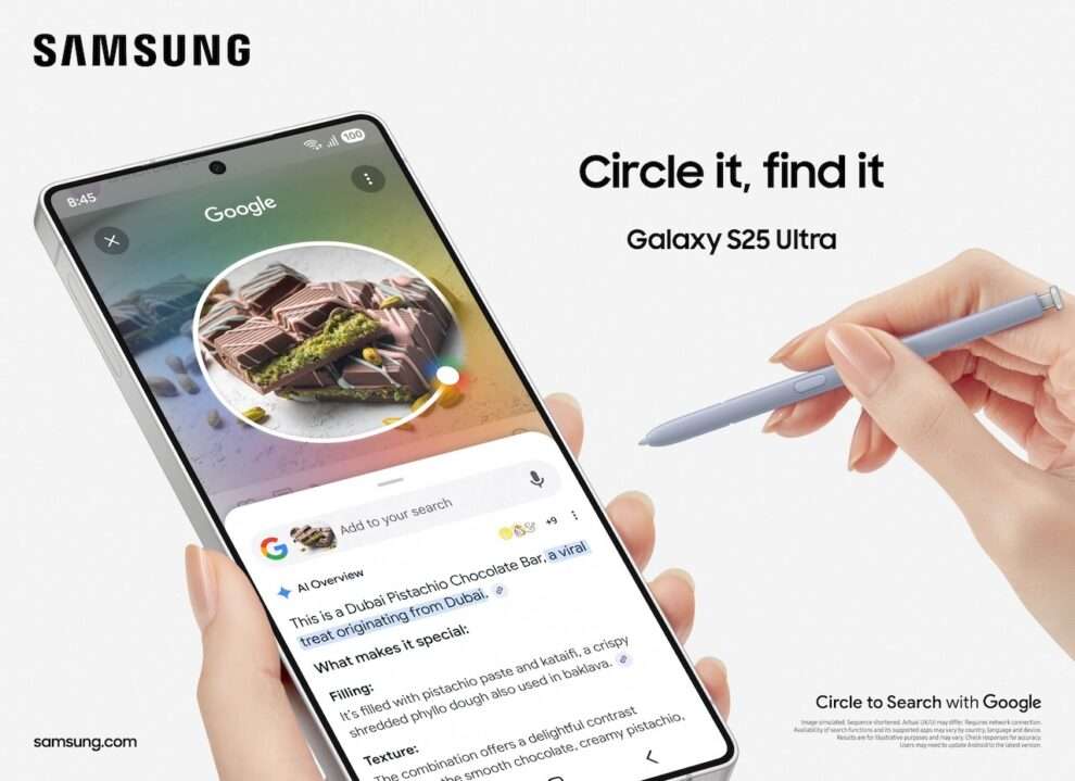 Samsung Galaxy S25 Series Elevates AI Capabilities with Audio-Enabled Circle to Search